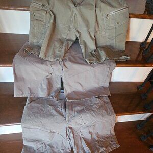 3 pair of Kuhl shorts size 40